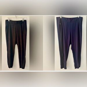 Athleta BUNDLE Brooklyn Mid Rise Jogger in Navy and Black Women’s Size 12